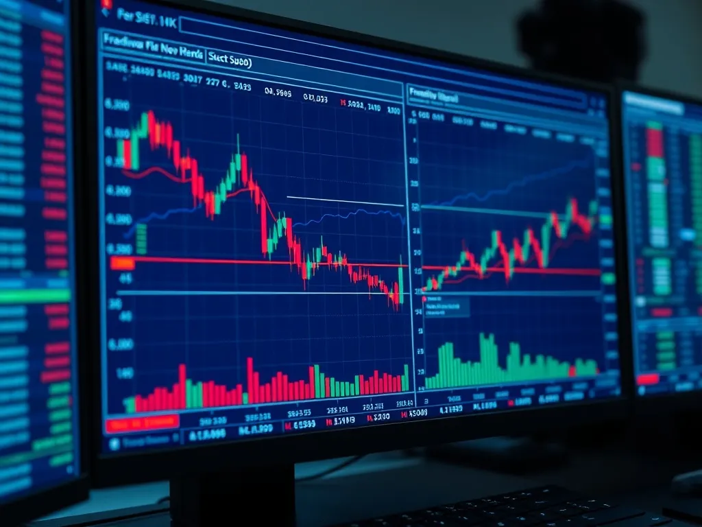 A professional financial terminal screen showing complex sto